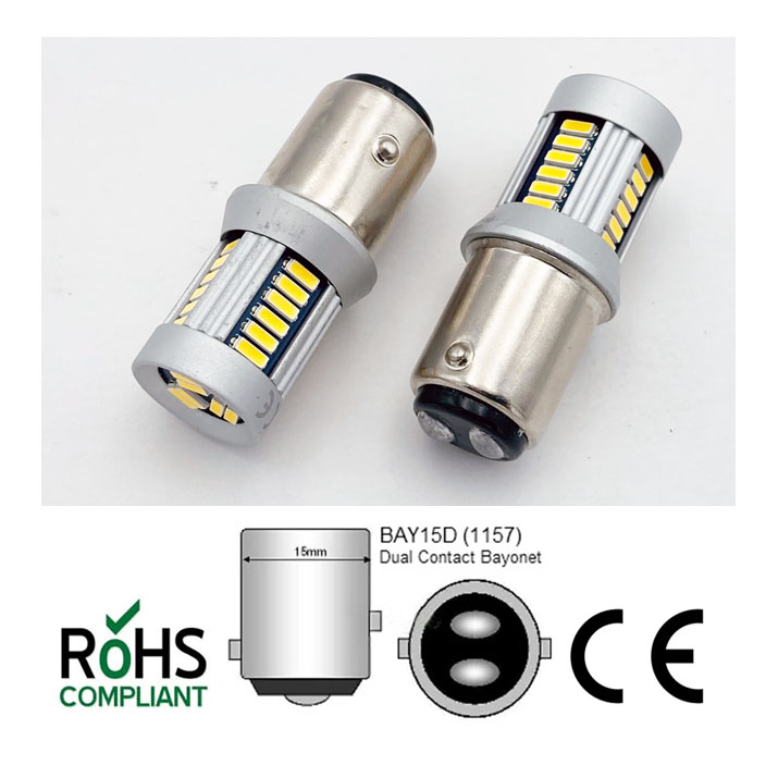 LED 6V P21/5W Brems- / Rücklicht BAY15D - Proteng, das Feuerlöschsystem für  Oldtimer