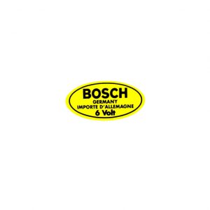 Aufkleber "Bosch 6 Volt" Oldtimer Zündspule