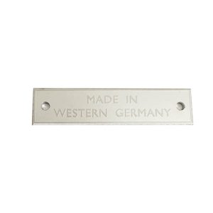 356, 911,912 bis 1967 "Made in Western Germany"-Plakette